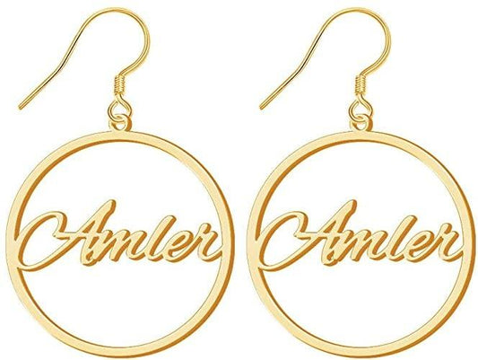 Personalized Customize Name Earrings