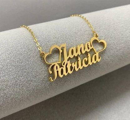 Customize Double Name Necklace